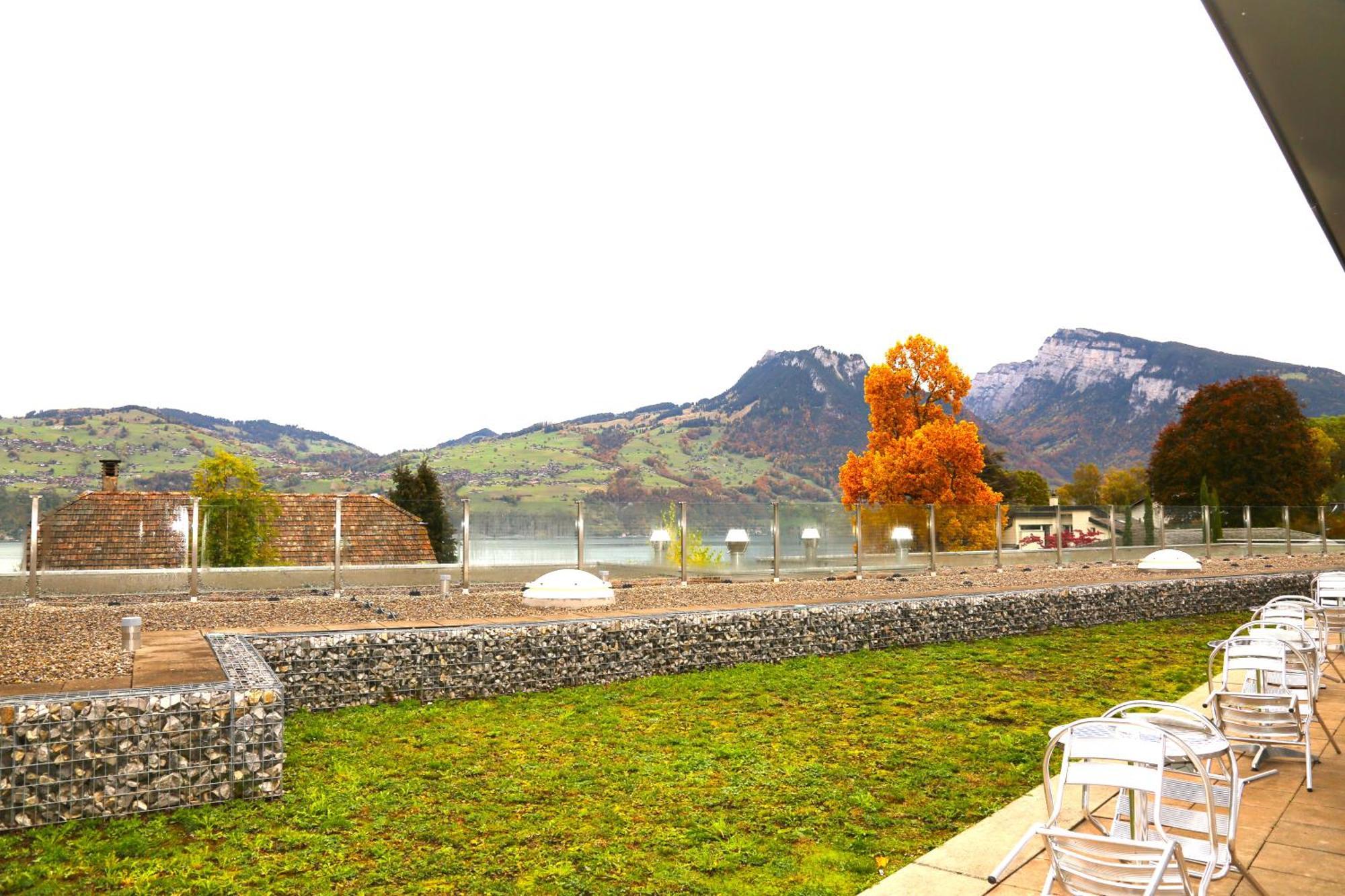 Hotel Seaside Spiez Exterior foto