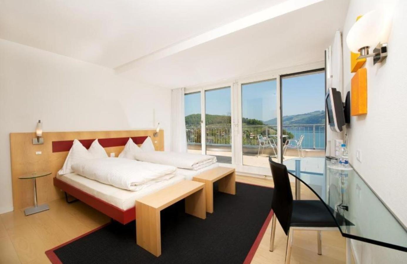 Hotel Seaside Spiez Exterior foto