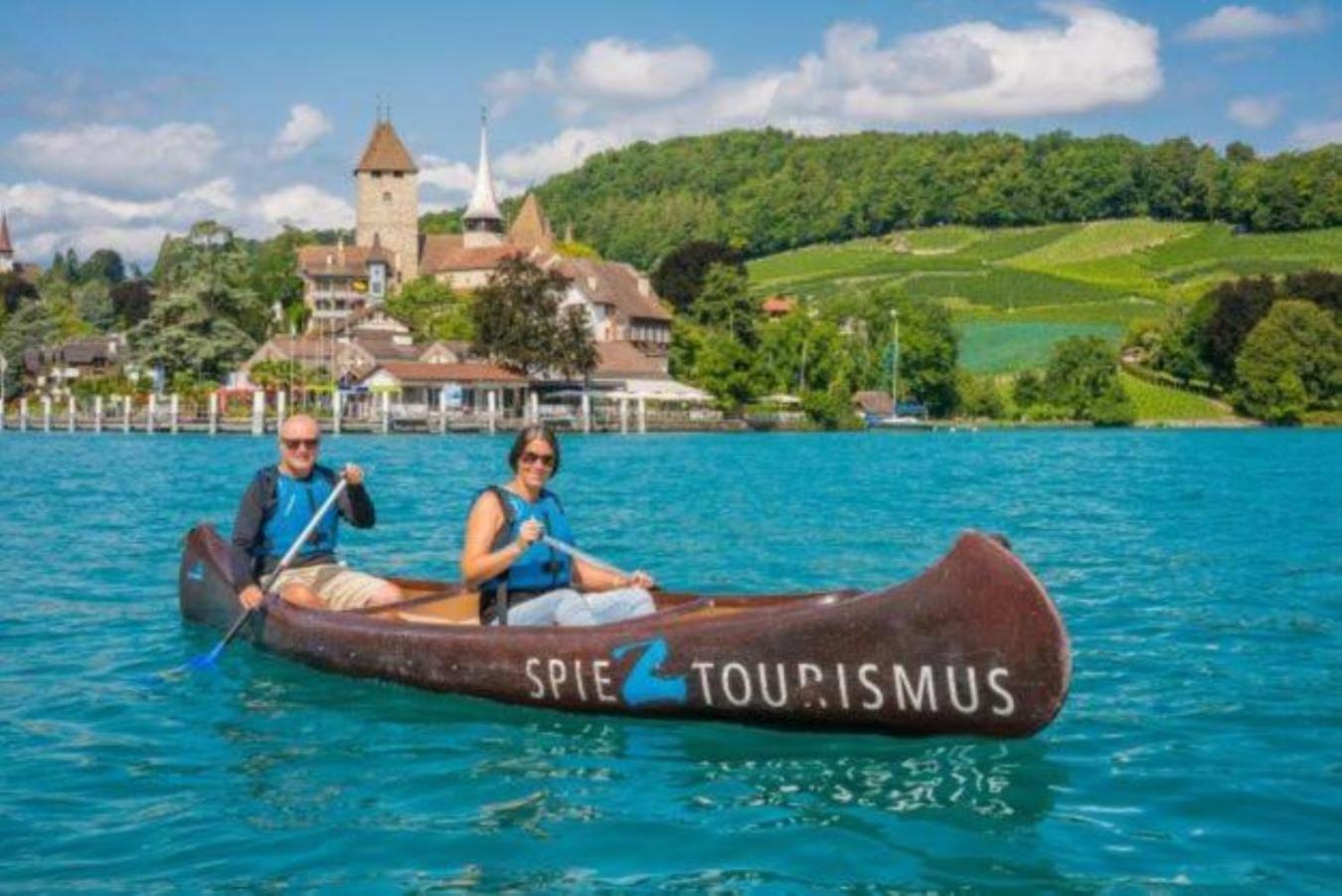 Hotel Seaside Spiez Exterior foto